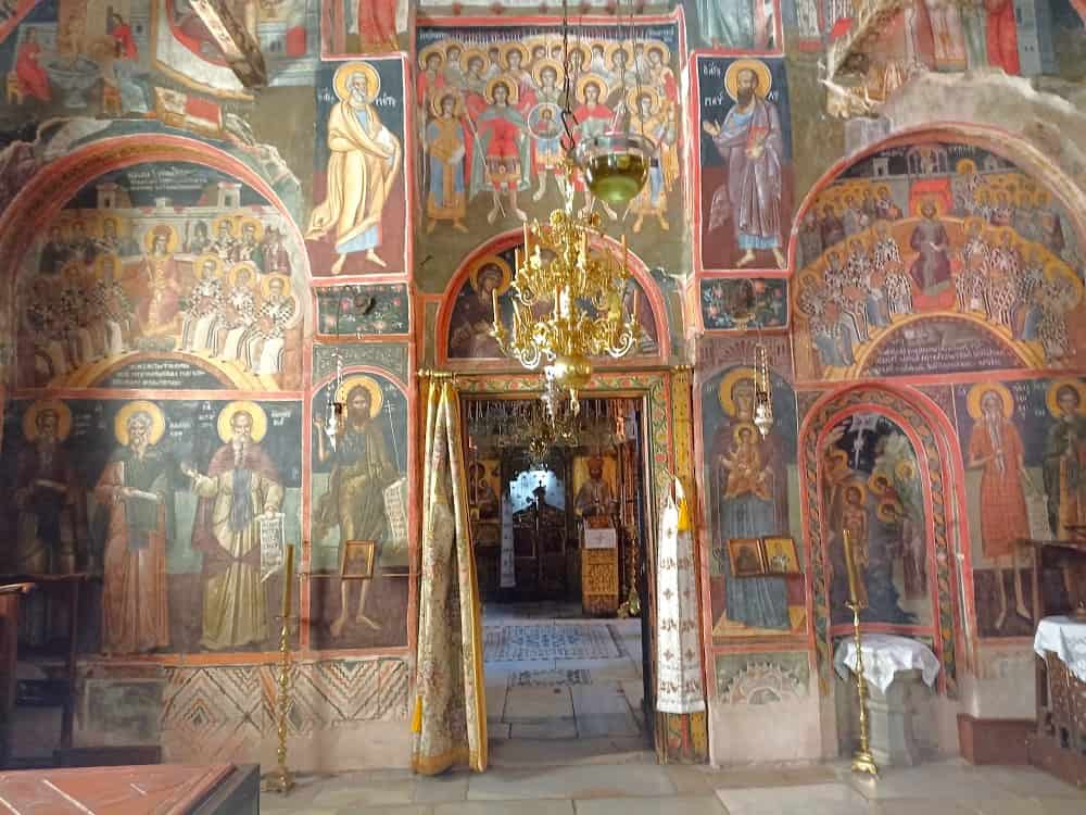 Живопись монастыря Ставроникита 