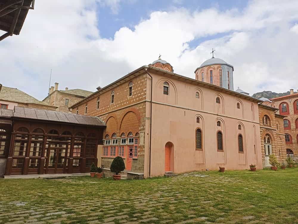 Кафоликон монастыря Ксиропотам на Афоне