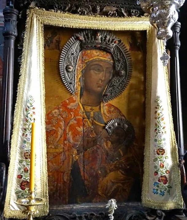 Икона Млекопитательница монастыря Григориат